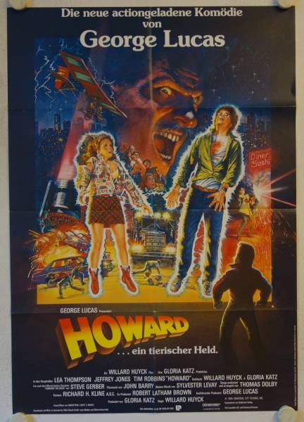 Howard the Duck originales deutsches Filmplakat